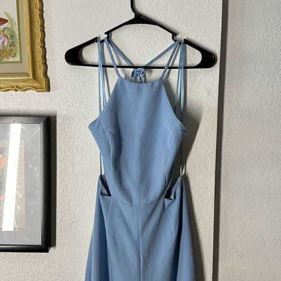 Do + Be Size small Light Blue jumpsuit - Picture 2 of 6